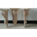 Real wood capitals carving wood corbel